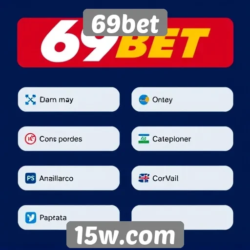 Métodos de pagamento disponíveis no 69bet